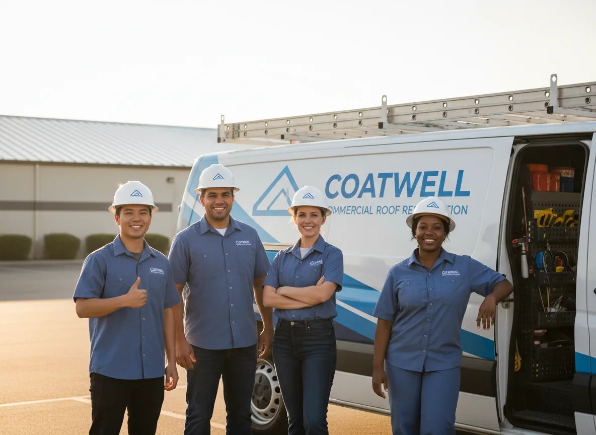 Commercial roof coating company in Manchester, IL